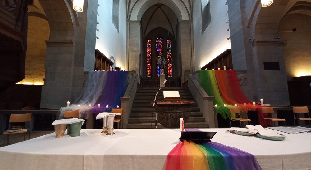 Gay Christian vigil Zurich