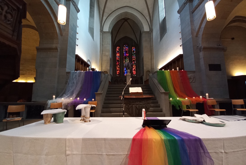 Gay Christian vigil Zurich